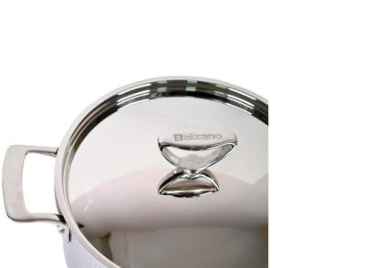 Florence Stainless Steel Sauce Pot with Lid 24cm