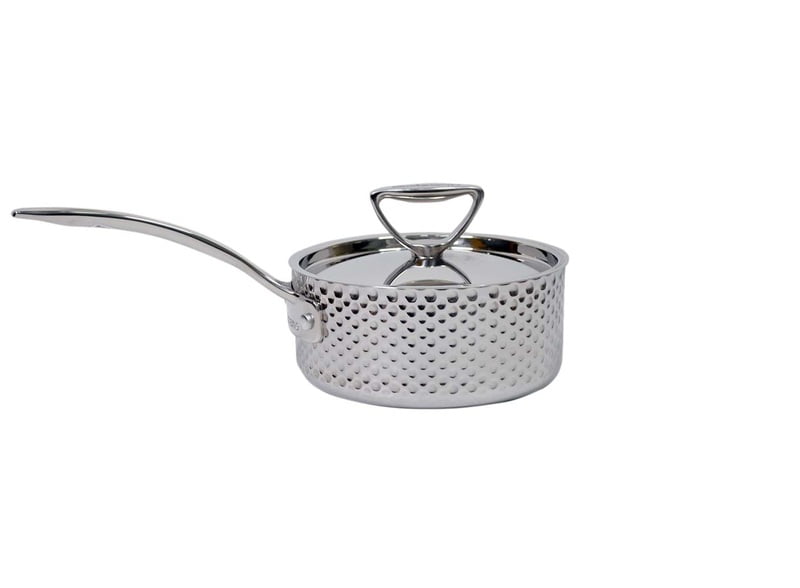 Florence Stainless Steel Sauce Pan with Lid 16cm